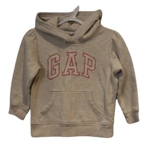 3/$25 🏷 Gap Oatmeal Logo Hoodie Size 2
